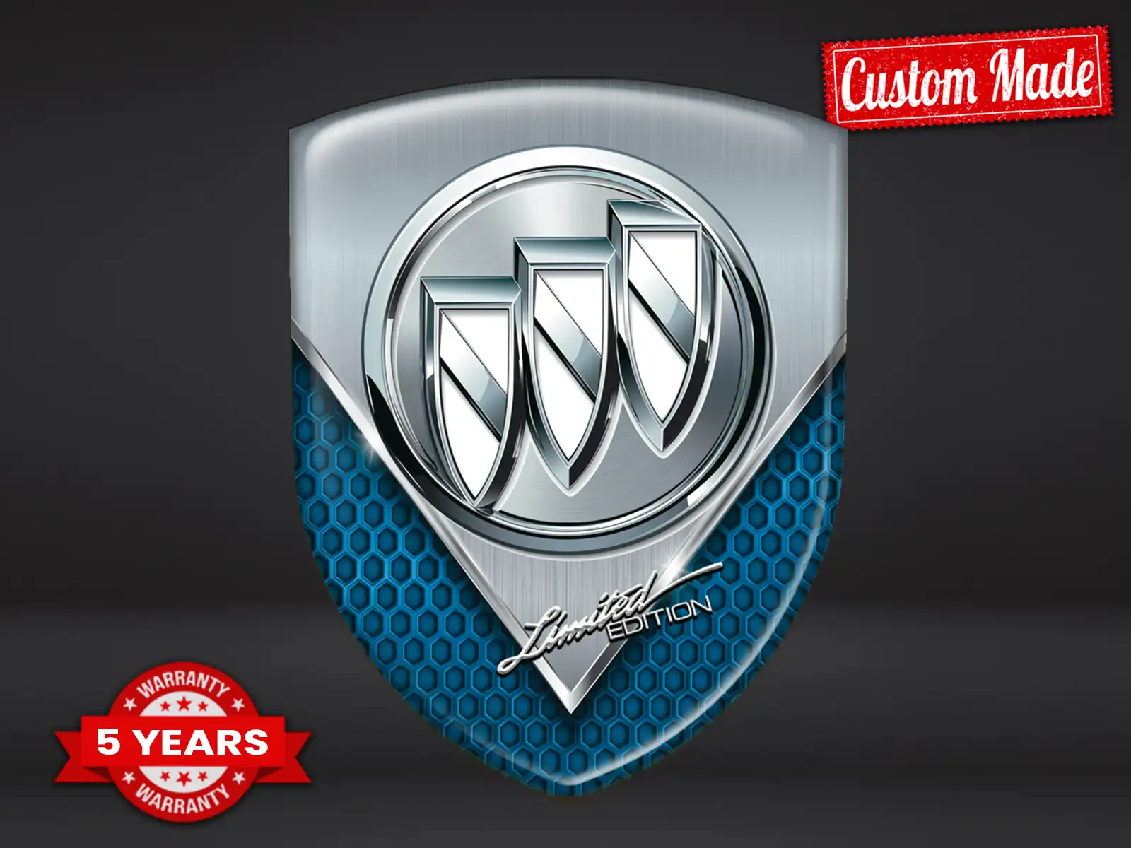 Buick Impresión Parachoques Alta Calidad Resistente Moderna